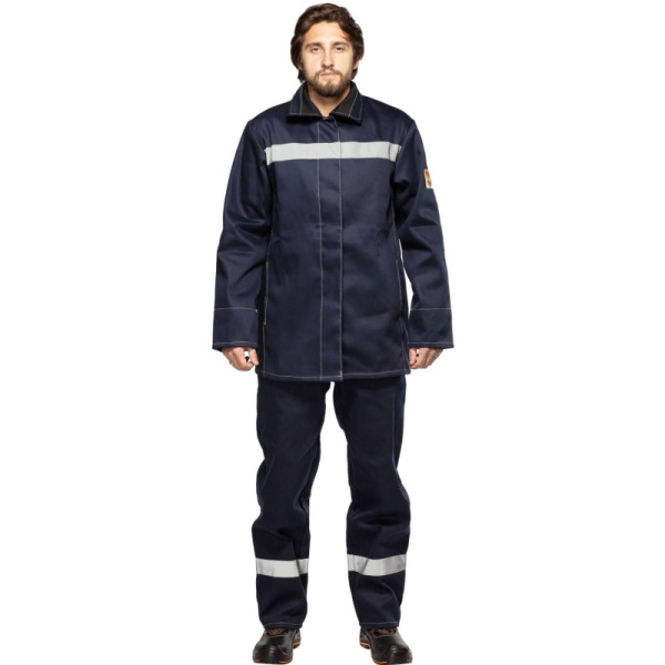 Костюм сварщика усиленый 100% х/б 450 г/м2 (модель КСТ06) (р.56-58) 170-176
