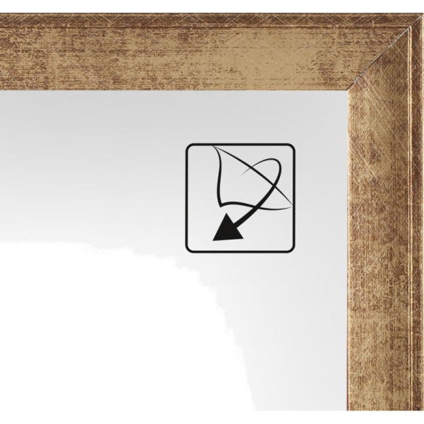 Рамка ATTACHE 21х30 пластик. багет шир.-25 мм, выс золотистая