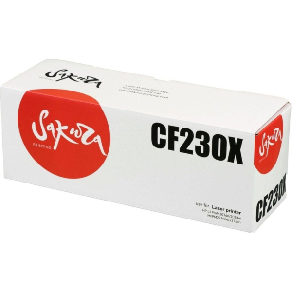 Картридж лазерный SAKURA 30X CF230X чер. пов.емк. для HP LJ M203/227