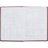 Ежедневник недатированный корич, тв.пер, 140х200, 160л, Lozanna AZ052/brown