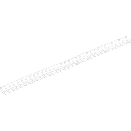 Пружины для переплета металлические Promega office 9,5мм белые 100шт/уп.