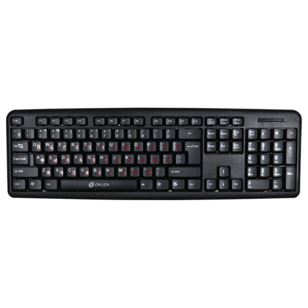 Клавиатура Oklick 90M черный USB