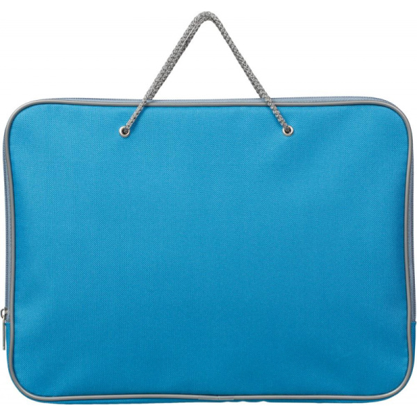 Папка-портфель на молнии с ручками офисн. А4 Attache F.L.голубой, нейлон