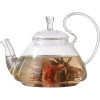 Чайник заварочный 600мл стекл. ДИКАЯ ВИШНЯ (пружина в носике) (TP124)