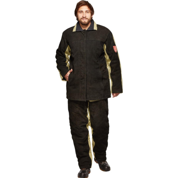 Костюм сварщика брезент+спилок кур/брюки (модель КС09) (р.60-62) 170-176
