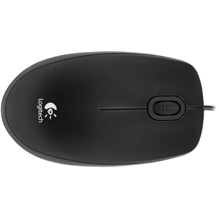 Мышь компьютерная Logitech B100 Optical Mouse USB (910-003357)