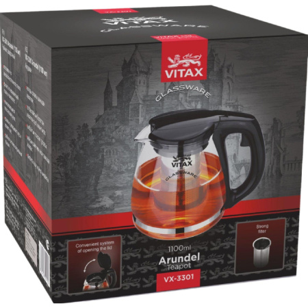 Чайник заварочный VX-3301 1100мл Arundel Vitax