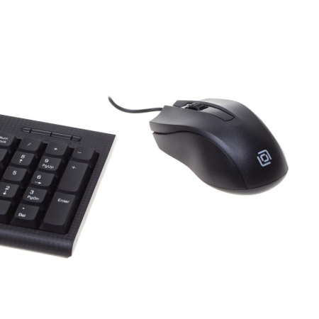 Клавиатура + мышь Oklick 620M клав:черный мышь:черный USB