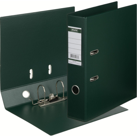 Папка-регистратор Strong Line 70мм,т.-зеленый, ПБП2,карм.кор