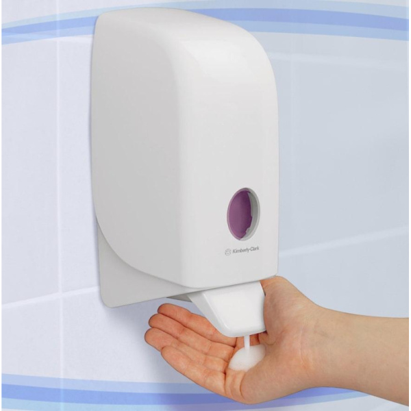 Дозатор для жидкого пенного мыла KK Aquarius белый  1 л 6948