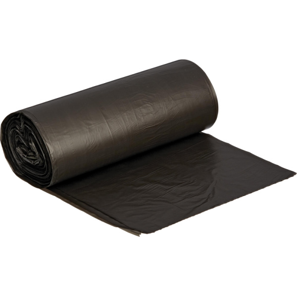 Мешки для мусора ПНД 60л 58х68см 10мкм черные 30шт/рул Комус