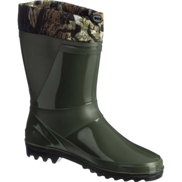 Сапоги мужские цв.оливковый мод.141/01 (р.43) (277) ПВХ с надставкой