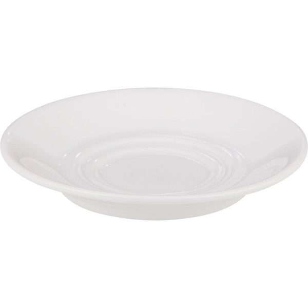 Чайная пара Экспресс белая, фарфор чашка 220мл блюдце d-14см (6С1628)