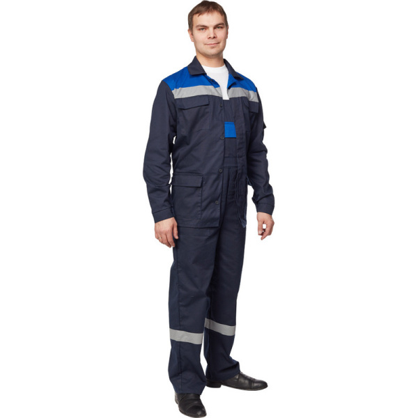 Костюм рабочий летний муж л05-КПК син/вас (р.68-70) 182-188 (Арсенал-СП)