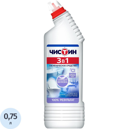 Средство для сантехники Чистин 3 в 1, 750 г