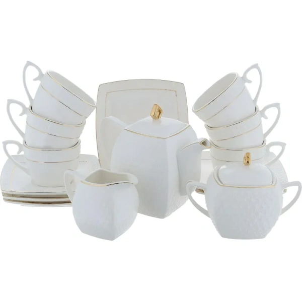 Сервиз чайный Снежная Королева квадр на 6пер15пред