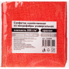 Салфетка хозяйственная из микрофибры универс 200г/м2 30х30см красн