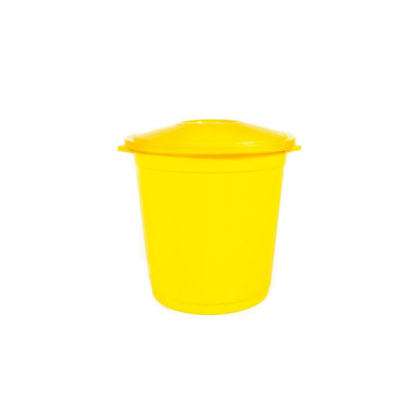 Упаковка д/сбора мед.отходов Бак с крышкой кл.Б желт. 50 л, 5 шт., СЗПИ