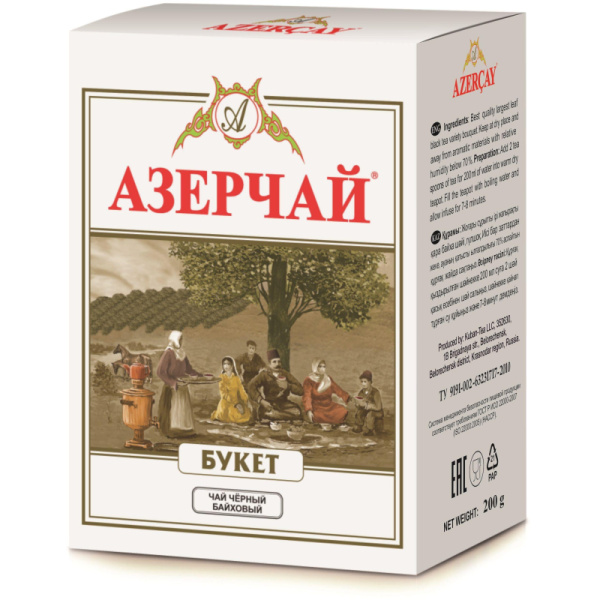 Чай Азерчай Букет черный 200г 211433/416263