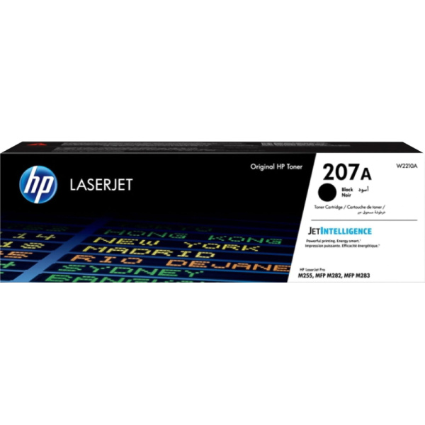 Картридж лазерный HP 207A W2210A чер. для LaserJet Pro M255/MFP M282/M283