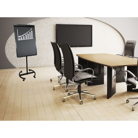 Доска магнитно-меловая 1-эл. Attache Loft 90x120 см черный