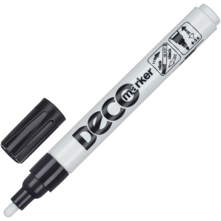 Маркер лаковый ICO DECO черный 2-4 мм