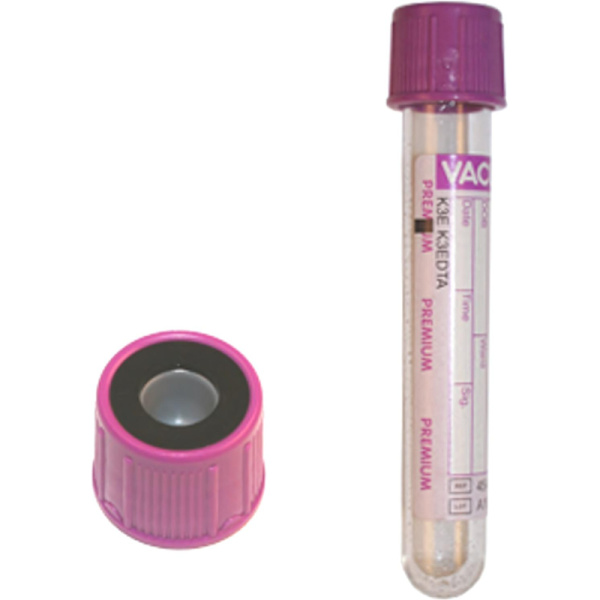 Вакуумные пробирки с ЭДТА-К3 4 мл д/гематологии VACUETTE 454036 50шт/уп