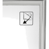 Рамка пластиковая Attache 21x30 (A4) ПЭТ Серебро (