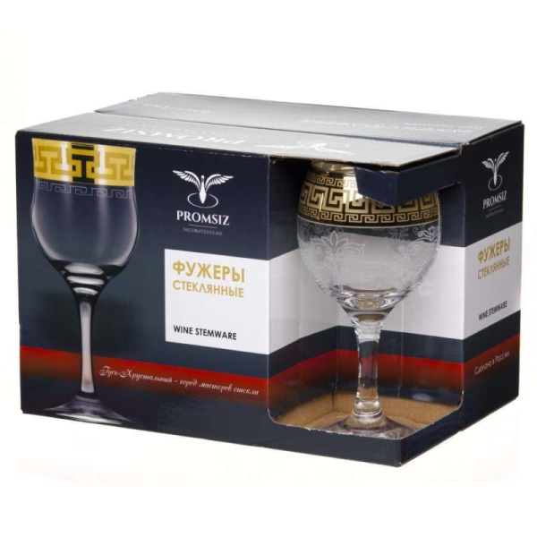 Набор фужеров для вина Барокко 200мл 6шт/уп арт.41