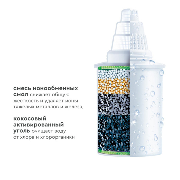 Картридж Барьер-6 для жесткой воды 3шт./уп