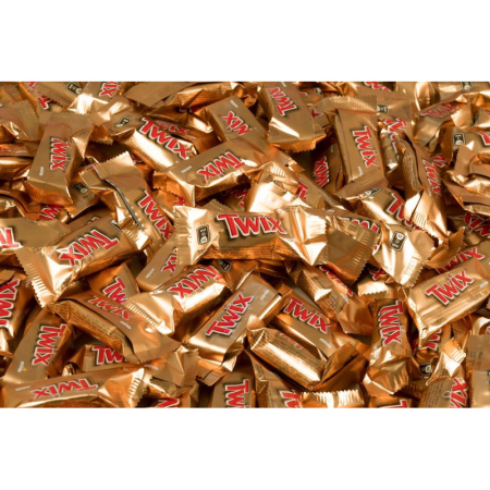 Шоколадный батончик Twix миниc, 1кг
