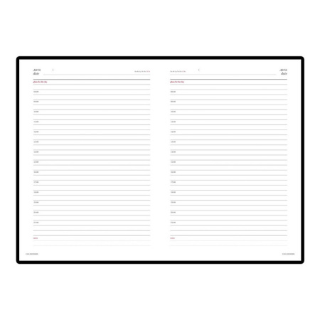 Ежедневник недатированный А5+, 136л, VELVET темно - синий  3-115/18