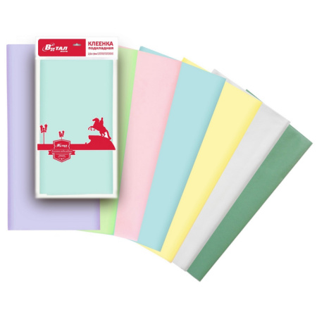 Клеенка подкладная с ПВХ покрытием 1,4м х 2,0м в ассорт. арт.0024