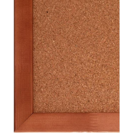 Доска пробковая 100х150 Комус Premium деревян. рама