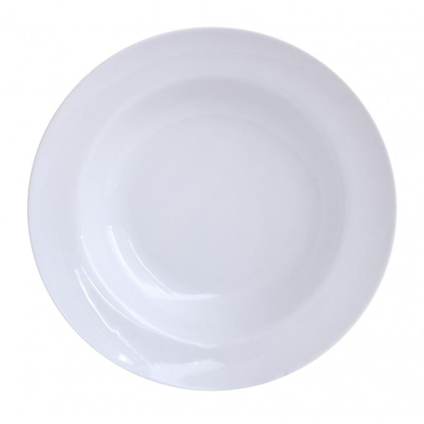 Тарелка глубокая,фарфор белая Идиллия d=200мм (4С0247)