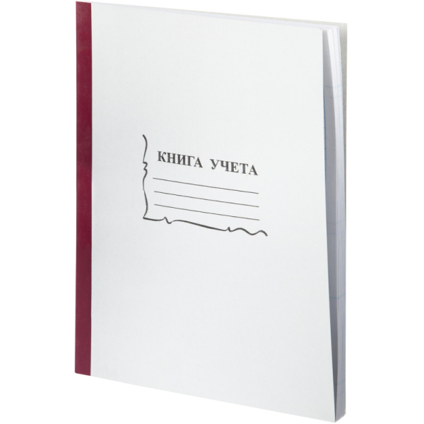 Книга учета 96л. пустографка, обл.картон