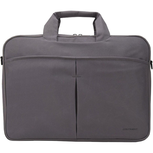 Сумка для ноутбука 15.6, Continent, серая, CC-012 Grey