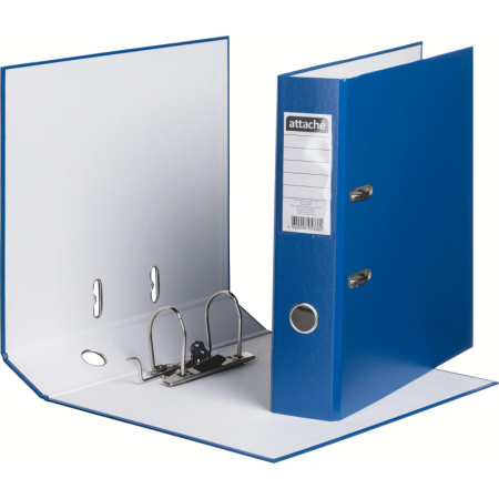 Папка-регистратор Attache Economy, 75мм, cиний, ПБП1, карм.кор