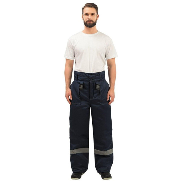 Брюки рабочие зимние муж з32-БР син смес 64-66/182-188 (Арсенал-СП)