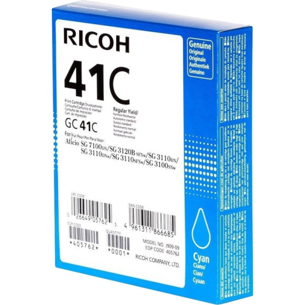Картридж лазерный Ricoh GC41C гол. для Aficio 3110DN(405762)