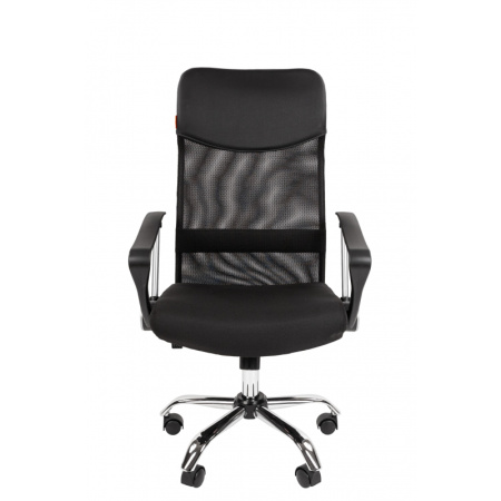 Кресло VT_CHAIRMAN 610 сетка/ткань/экокожа черный, хром