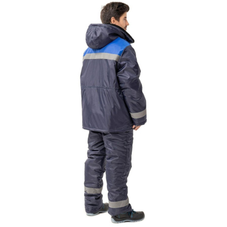 Куртка рабочая зимняя муж з32-КУ син/вас оксф 64-66/182-188