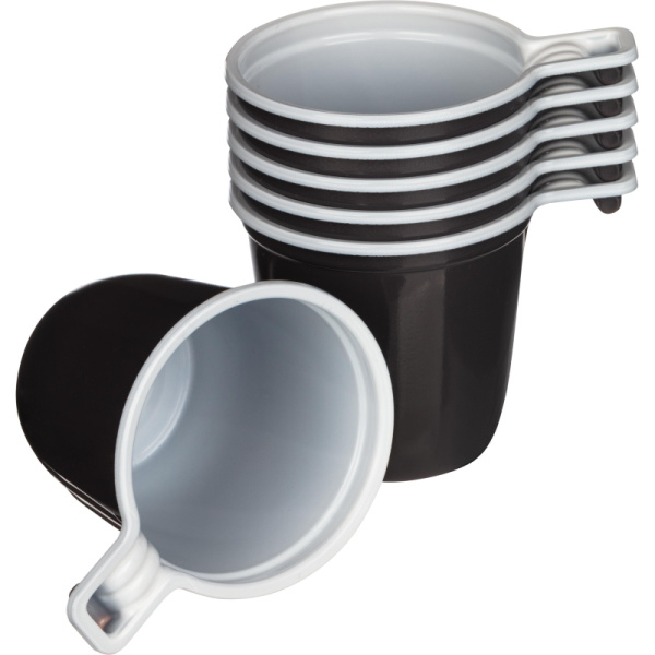 Чашка одноразовая Комус хол/гор, 200 мл, коричн./бел., ПП, 50шт./уп