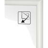 Рамка пластиковая Attache 21x30 (A4) ПЭТ Белая