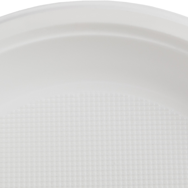 Тарелка одноразовая d 165мм, десертная, белая, ПП, 100шт/уп