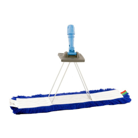 Держатель МОПа рамочный 100х10см т.серый/синий NT184