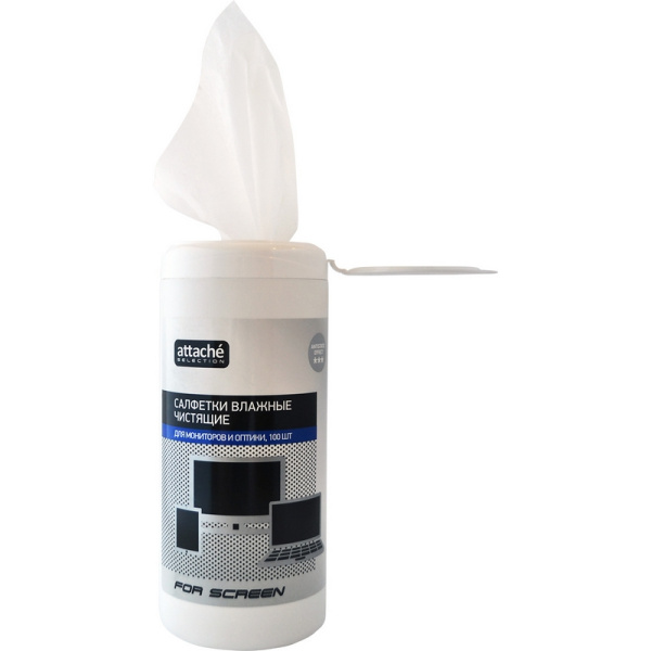Салфетки д/экранов, туба, 100 шт, 130х170