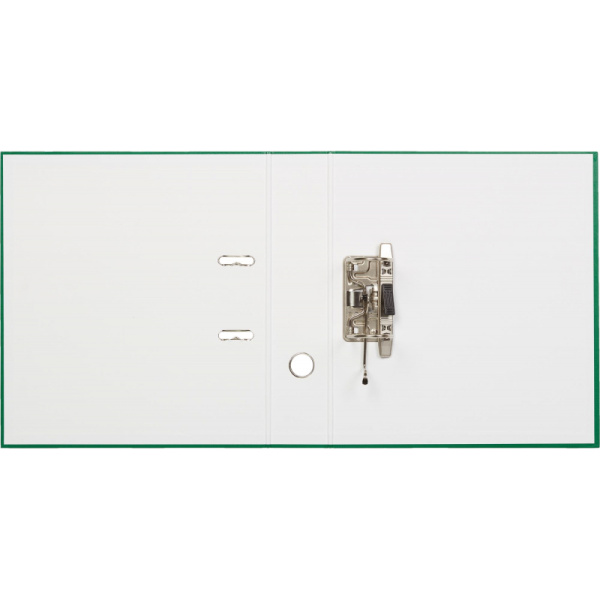 Папка-регистратор ECONOMY б/мет.уг,70мм,зел,ПБП1,карм.кор