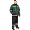 Костюм рабочий зимний з39-КБР черн/зел (р.44-46) 182-188