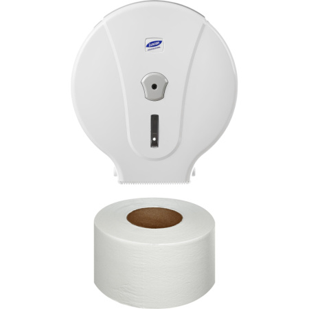 Бумага туалетная д/дисп Luscan Professional 2сл бел цел 200м 12рул/уп